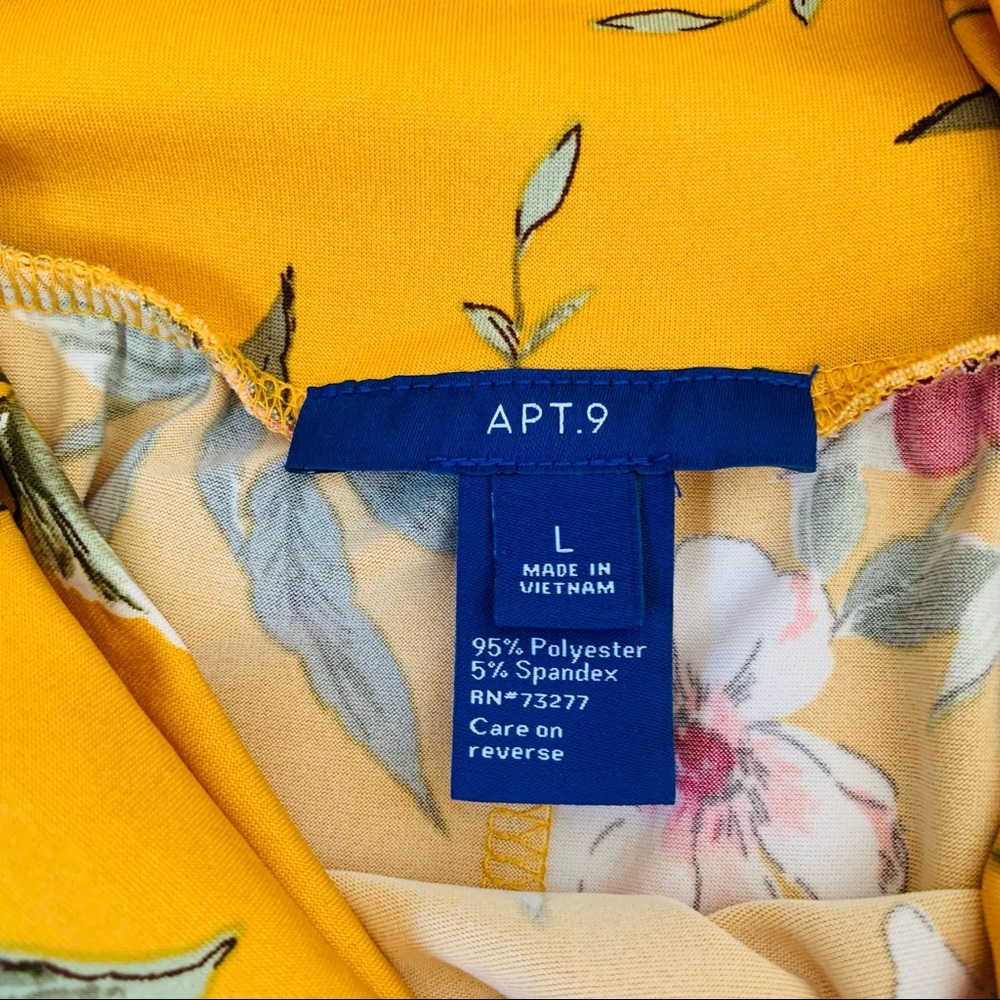 🔻SOLD🔺NWT Apt 9 High Low Floral Skirt - Picture 12 of 13